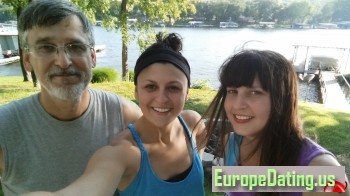 <p>Me and my daughters.</p>